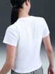 Футболка хлопковая женская Nike W Nsw Rib Tght Ss Tee HV4994-100 L Белая (0198482232580) - изображение 7