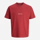 Футболка хлопковая длинная мужская Jack & Jones 12282892 L Tibetan Red (5715728050620) - изображение 7