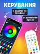 Торшер напольный светодиодный светильник лампа LED RGB интерьерная с пультом ДУ управлением через приложение APP Smart угловой умный декоративный для подсветки освещения комнат дома спальни гостиной эффектный современный с регулировкой света 153 см черный - изображение 3