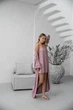 Комплект женский четверка халат рубашка футболка шорты Jessica Collection L-XL пудра - изображение 9