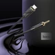 Аудiокабель HOCO UPA30 Friend digital audio conversion cable Type-C Black (6942007625524) - изображение 4