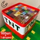 Магнитный конструктор 160 блоков + 1 фигурка Магнитные блоки в стиле Minecraft в подарочном боксе - изображение 6