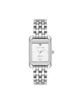Женские часы Anne Klein AK/5061SVSV — прямоугольные дизайнерские, стальной браслет, серебристые - изображение 1