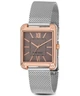 Женские часы Nine West NW/2091RGSB — квадратные, розовое золото, сетчатый стальной браслет - изображение 1