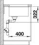 Кухонна мийка Blanco - 527172 SUBLINE 700-U LEVEL - зображення 4