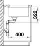 Кухонна мийка Blanco - 526004 SUBLINE 700-U LEVEL - зображення 4