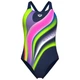 Купальник Arena Water Fluids Swimsuit Swim Pro 008837-570 Темно-синій/Рожевий/Салатовий 44 (3468337533313) - изображение 6