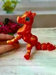 Огненный конь подвижная 3D игрушка лошадь - изображение 5