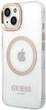 Панель Guess Metal Outline Magsafe для Apple iPhone 15/14/13 Transparent/Gold (3666339196899) - зображення 2