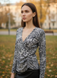 Блуза Flower S Сірий (OK-RL1101-Gray) - зображення 3