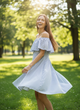 Платье inDresser XS Синий (IN-46000-Blue) - изображение 13