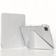 Чохол iPad Pro 11" 2024-2025 M4/M5 TPU Transformer Clear Frame Acrylic Pen Slot Smart Case light gray - зображення 3
