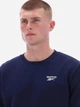 Світшот чоловічий Reebok Kai Small Logo Crewneck Swe 100240741 2XL Темно-синій (1200175387046) - зображення 4