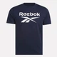 Koszulka męska bawełniana Reebok Chad Big Logo Crew N 100240895 L Granatowa (1200175462798) - obraz 4