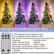 Світлодіодна гірлянда 200 LED, 20 м, IP44, тепле біле світло та мультиколор, зелений дріт, з пультом, живлення від мережі 230В - зображення 3