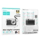 Міні цифрова фотокамера HOCO DV210 Mini digital camera Black (6942007662925) - изображение 2