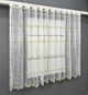 Тюль сетка VR-Textil Juli № 1870т Арка на кухню цвет белый с салатовым 500х145 см (53-0177) - изображение 1