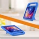 Противоударный детский силиконовый чехол с подставкой EVA Kids Stand на планшет Xiaomi Redmi Pad 2 11" 2025 Голубой - изображение 7