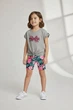 Костюм (туника + шорты) Hurley 5/6 лет 110-116 см Серый - изображение 1