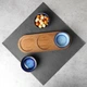 Zestaw misek na przekąski Excellent Houseware ceramicznych na tacy Niebieski 3 szt (139309-N) - obraz 8