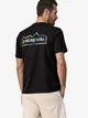 Koszulka męska z nadrukiem Patagonia 37768-INBK S Czarna - obraz 2