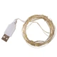 Гірлянда "Роса" 100 LED, біла, 10 м, від USB (9133-011) - зображення 3