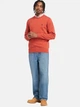 Sweter męski z bawełny Timberland TB0A2BMMEG61 2XL Jasnoczerwony - obraz 2