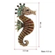 Брошь BROCHE бижутерия Морской Конёк с кристаллами коричневая BRBF112536 - изображение 3
