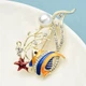Брошь женская BROCHE бижутерия Море Рыбка золотистая BRBF113444 - изображение 2