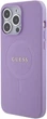 Etui plecki Guess Saffiano MagSafe do Apple iPhone 15 Pro Max Purple (3666339155933) - obraz 3