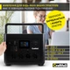 Зарядна станція Craftfull Powerstation Fast Charge PS1800 / 1800 Вт / 1536 Вт⋅год / LiFePO4 - зображення 7