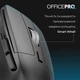 Мышь OfficePro M395B Silent Click Ergonomic Wireless Black - изображение 10