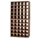 Regał na wino Kadax Loreo szachownica drewniany ciemny brąz 2 szt (5906638310793) - obraz 2