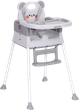 Krzesełko do karmienia EcoToys 3 w 1 Szare  HC523-GY (5905817008698) - obraz 1