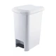 Відро для сміття з педаллю пластиковий з кришкою, 10 л, Білий (109-WHITE) - зображення 10