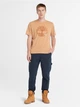 Футболка довга бавовняна чоловіча Timberland TB0A5UEKP471 XL Світло-помаранчева (800070320408) - зображення 3