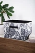 Кошик IDEA HOME Anthracite Flowers NP-103R (38см) - зображення 3