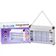 Світильник-знищувач комах Delux AKL-17 16W (2×8W G5), електрична пастка для комарів і мух до 70 м² - изображение 3