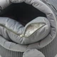 Будка для котов и собак Герос серая №1 360х320х320 мм - изображение 2