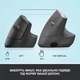 Миша Logitech Lift Vertical Ergonomic Wireless/Bluetooth Graphite (910-006473) - зображення 8
