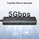 Концентратор UGREEN USB 3.0 to 4хUSB 3.0 1.0m Space Gray CM219 (35574) - изображение 3