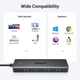 Концентратор UGREEN USB 3.0 to 4хUSB 3.0 1.0m Space Gray CM219 (35574) - изображение 5