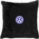 Подушка декоративная Evatech Volkswagen Черная с вышивкой 35х35 см (MPCSSBV033) - изображение 1