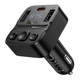 АЗП з FM-модулятором HOCO E87 Delta 35W(1A1C) car BT FM transmitter (6942007658980) - изображение 1
