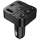 FM-трансмітер модулятор Hoco E87 Delta (2USB/Type-C 15W/PD20W Bluetooth V5.4) автомобільний зарядний пристрій LED-дисплей Чорний - изображение 1