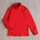 Детский красный гольф со стойкой из интерлока 104-110 см красный GF8-Red-30 Ladan - изображение 1