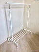 Вешалка для одежды IKEA Белая 111×51×126–175 см - изображение 3