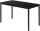 Обідній стіл ModernHome by Multistore 120 x 60 см Чорний мармур (NORD-MRBC-BC) - зображення 3