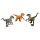 Набор фигурок Мир юрского периода - Трилогия Велоцерапторы Jurassic Park Velociraptor Trilogy Set Mattel - изображение 1