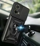 Протиударний броньований чохол із захистом камери для Motorola Moto Edge 50 Fusion Armor Case Keysion black - изображение 12
